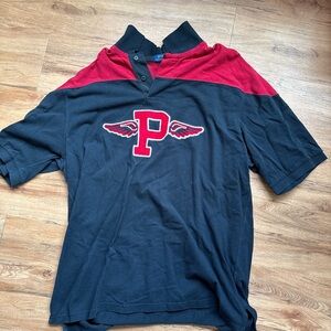 Polo by Ralph Lauren Black and Red Men's Polo Shirt